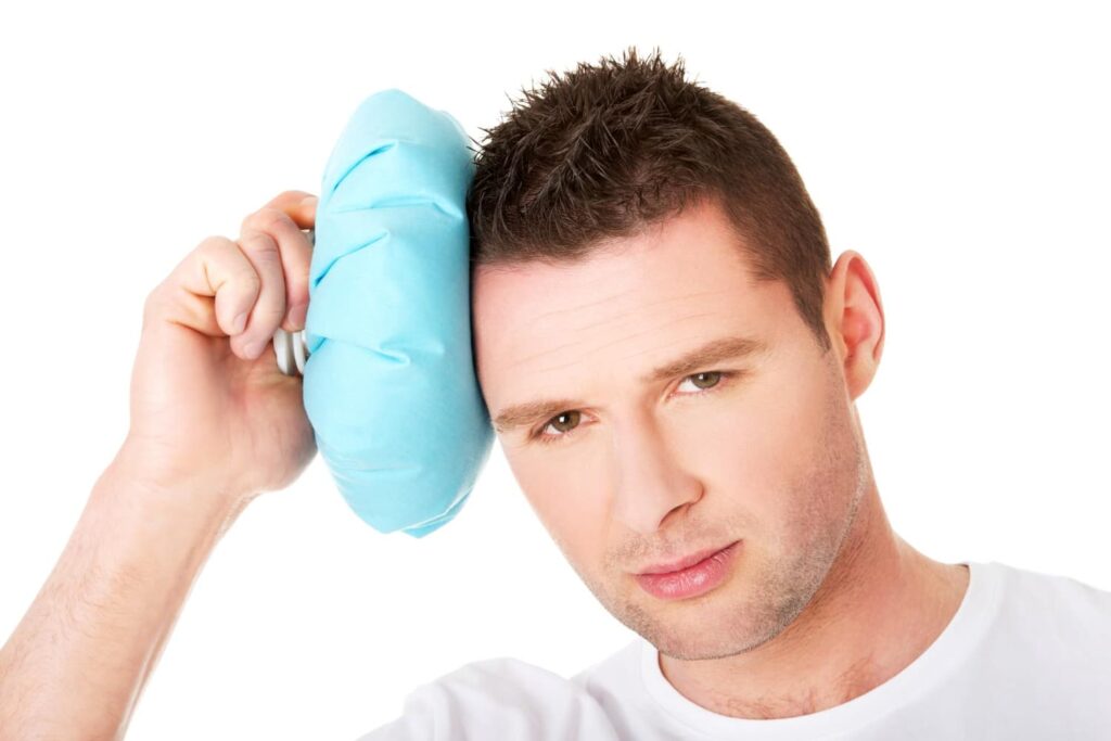 pacijent sa hladnom oblogom